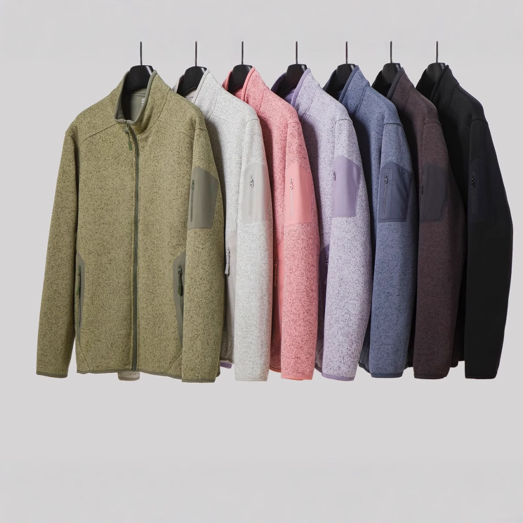 Leisure Padded Warm Fleece Cardigan Coat