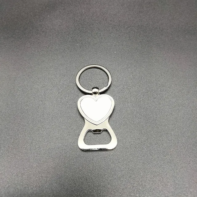 Thermal Transfer Blank Zinc Alloy Metal Heart shaped Keychain K5 - Shop at LoveMi