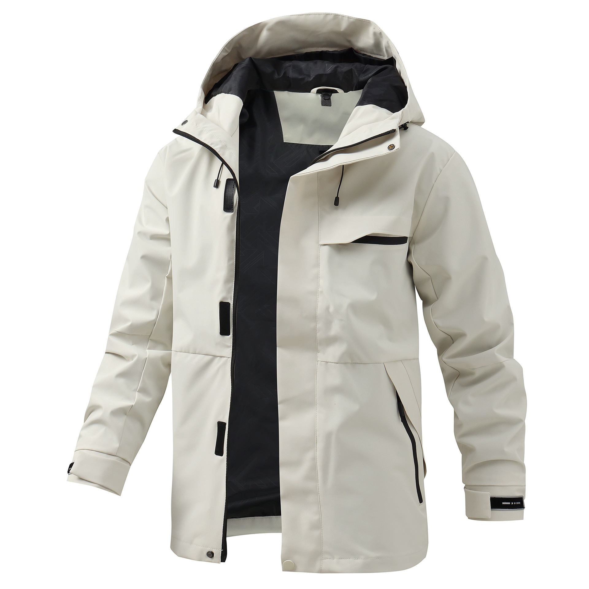 Loose-Fit Hooded Jacket