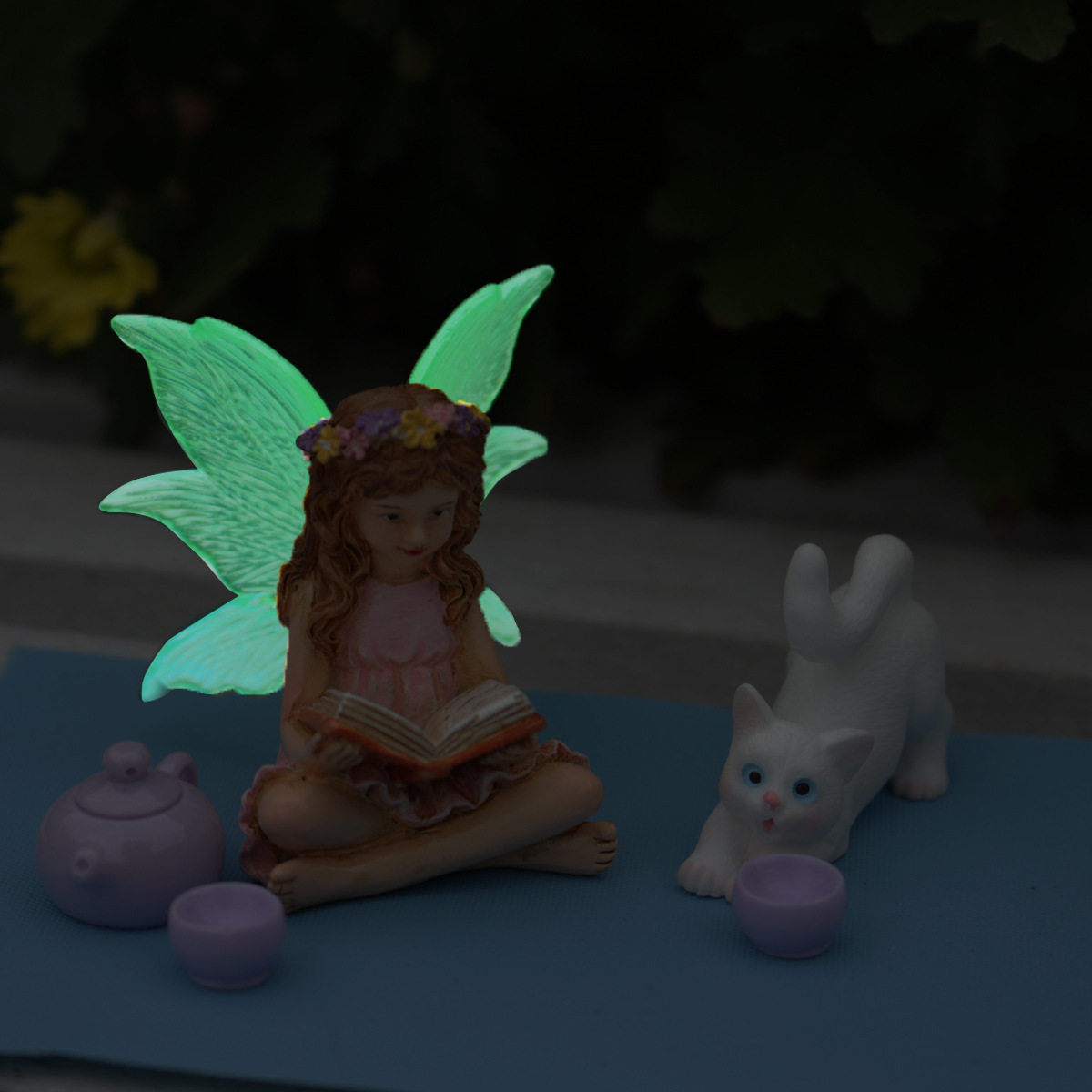 Fairy Reading Book Resin Ornament, picture 3 of 4