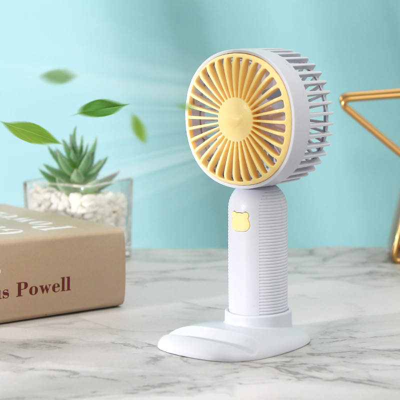 Stand Handheld Fan Usb Charging Mini Little Fan Desktop Small Fan