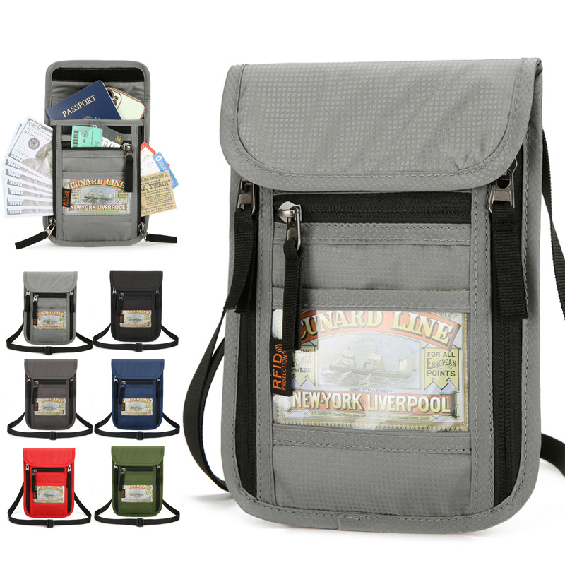 Document Package Multi-functional Travel Passport Bag Abroad - Image 1