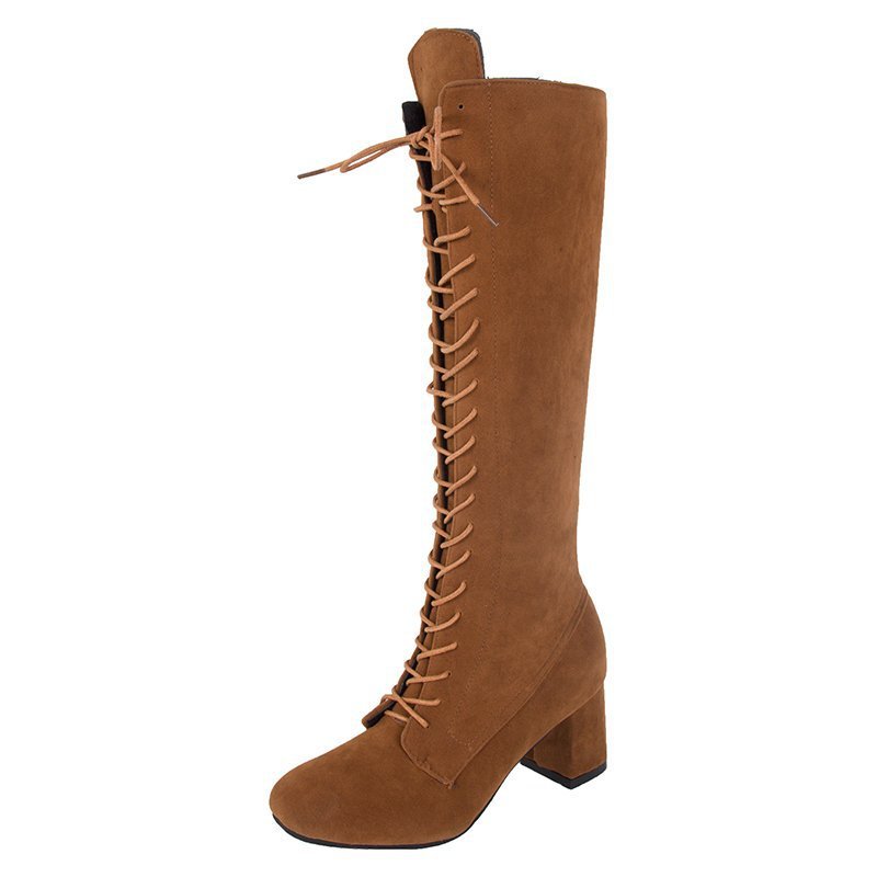 Women's New Lace up Martin Boots Ginger 41 - Shop at LoveMi