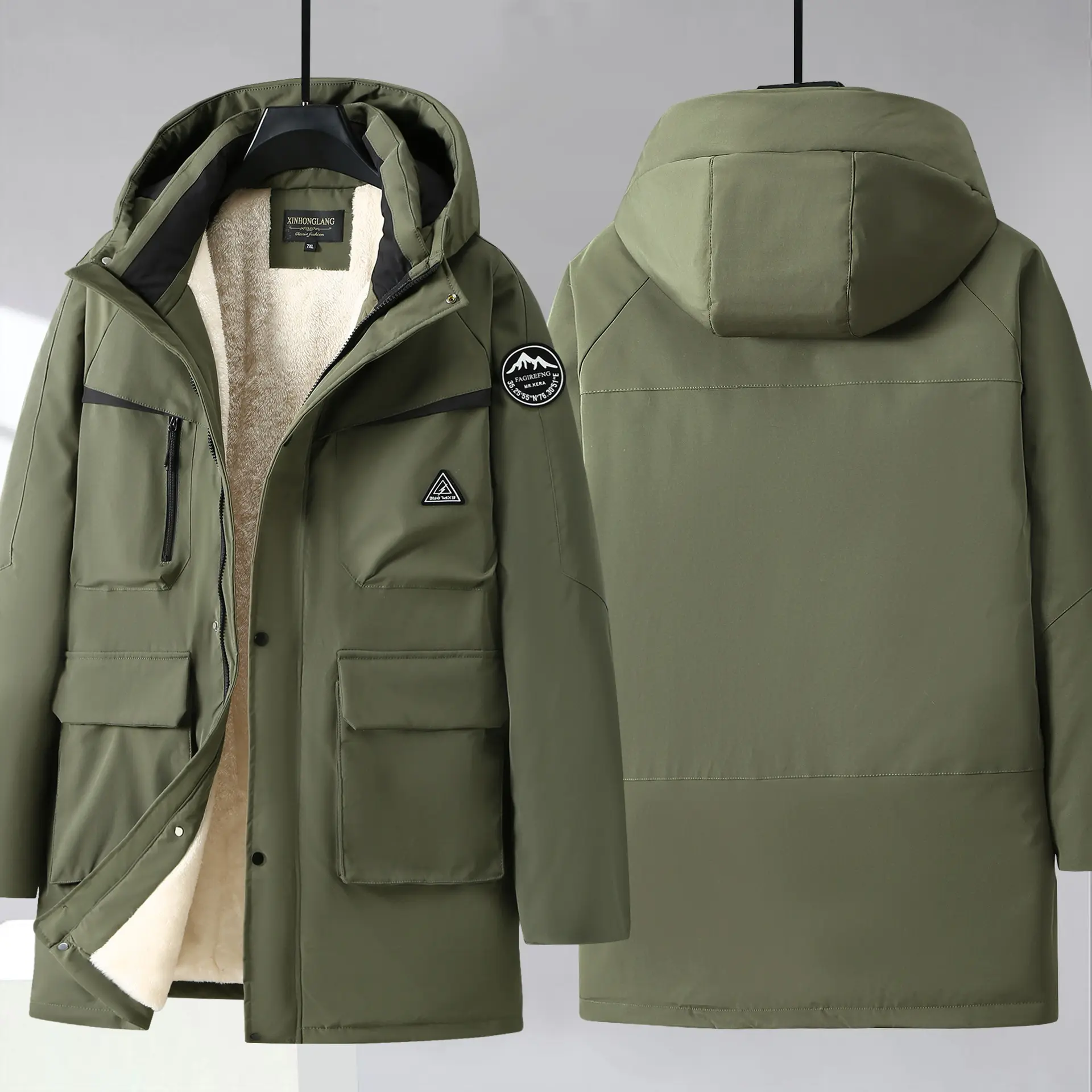Winter Men's Cotton Coat Extra Large Size