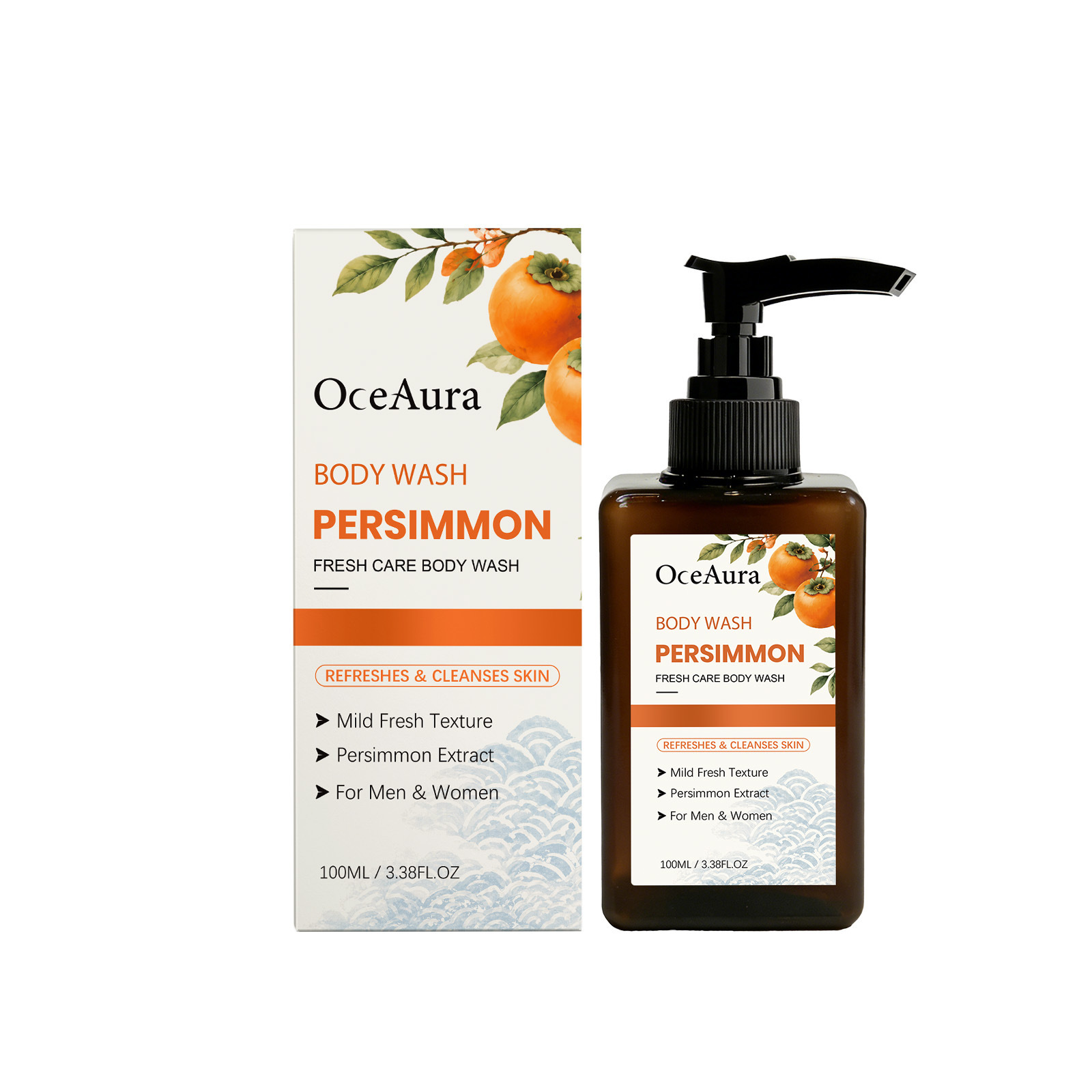 Persimmon Cleansing Body Wash Cleanses The Skin