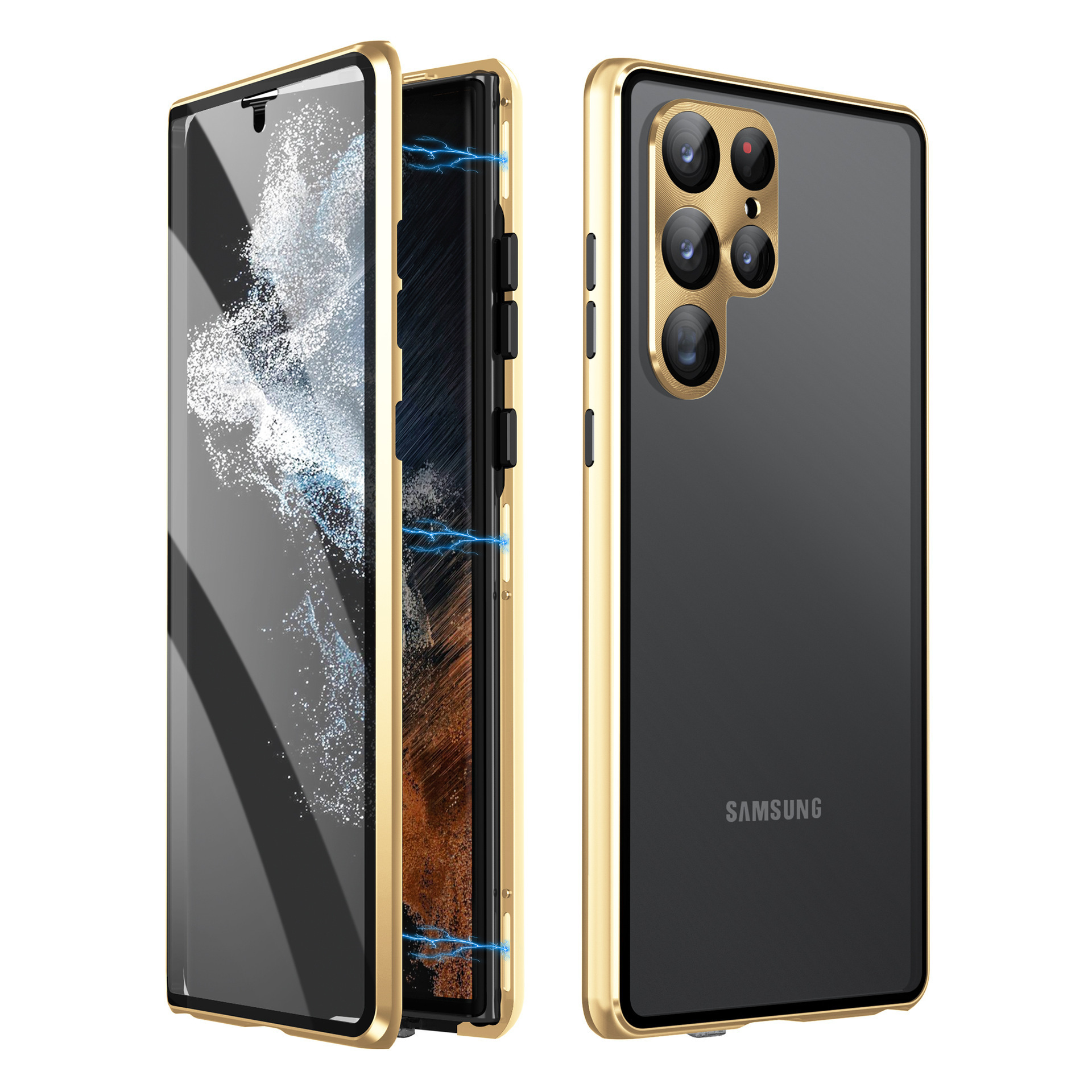 Applicable To S24Ultra Peep-proof Magnetic Mirror Universal Magnetic King Phone - Picture 16 of 24