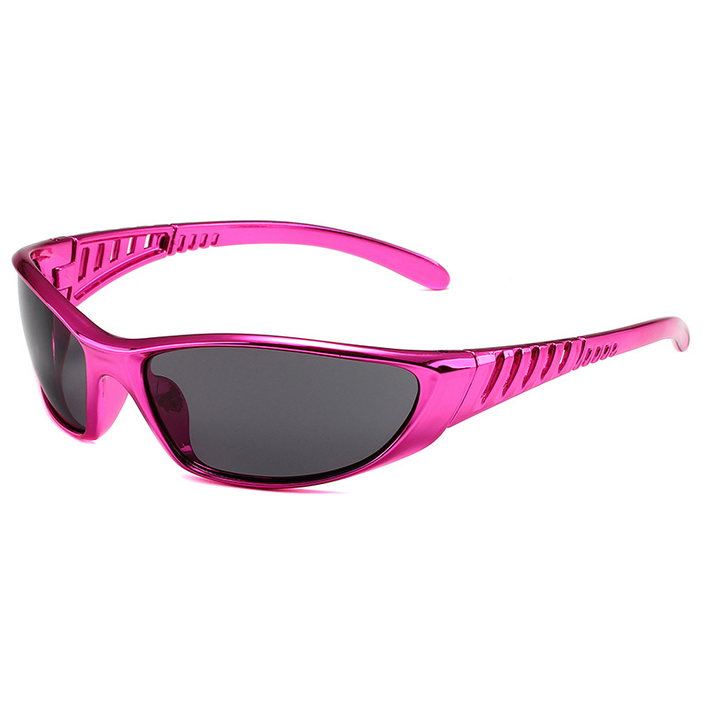 Women's Creative Multi-color Hollow-out Future Technology Sunglasses - Image 9