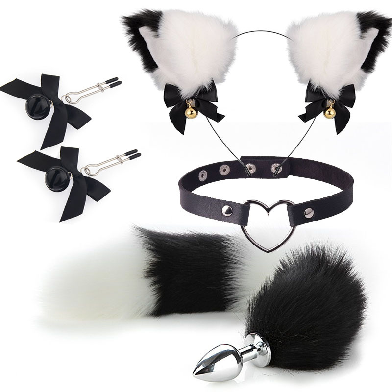 Mask Ear Barrettes For Women Metal Suit 14