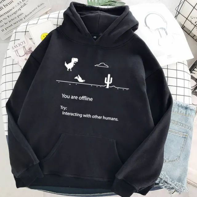 Women's Retro Dinosaur Fashion Casual Sweater Style14 M - Shop at LoveMi