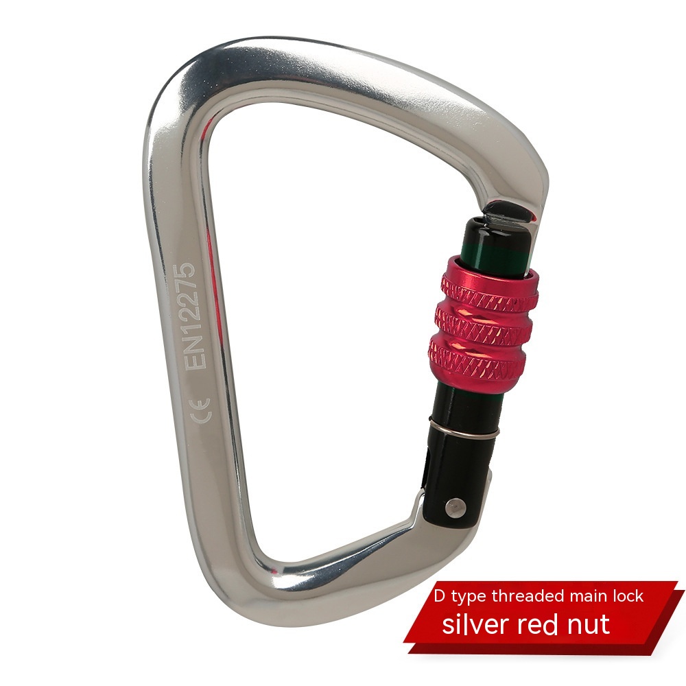 Silk Buckle Silver Red