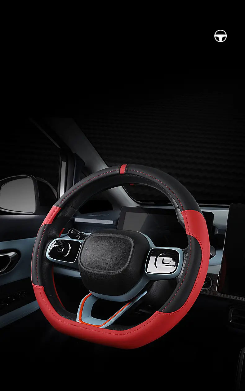 Four Seasons Universal Leather Steering Wheel Cover