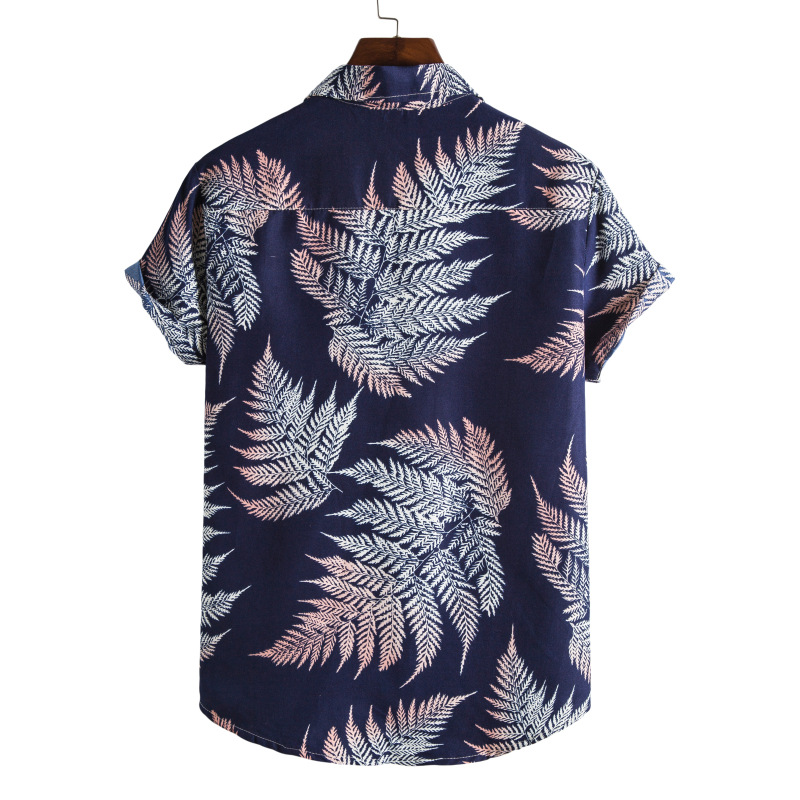 Title 35, Hawaiian Series Beach Style Short-sleeved Shirt...