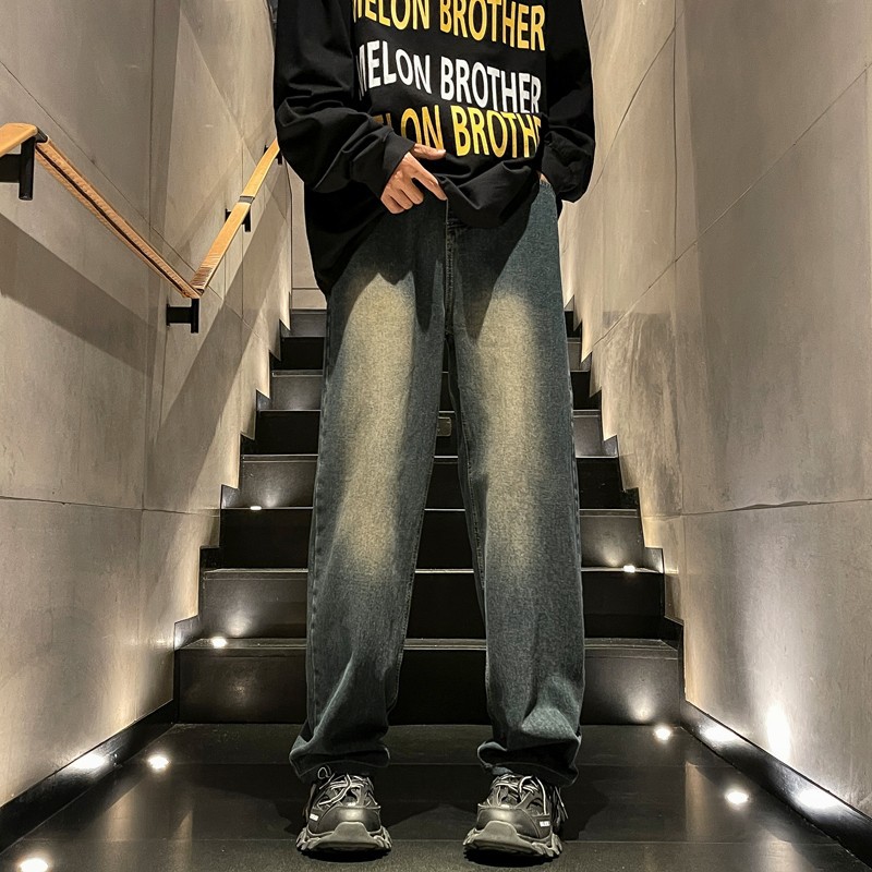 American Retro Loose Straight Cleanfit Boys Pants