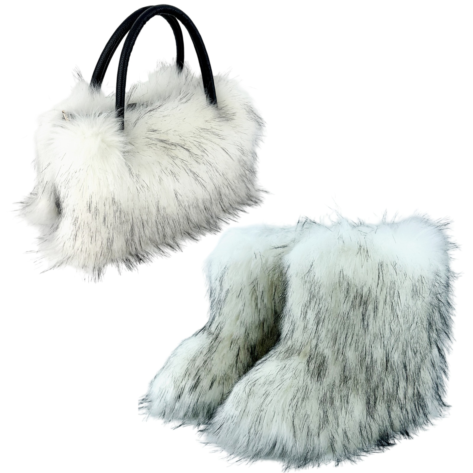 Title 5, All-match High-texture Raccoon Fur Handbag