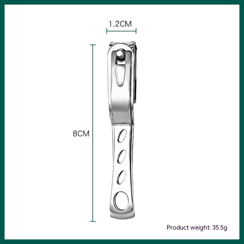 Stainless Steel Nail Clippers Single Nail Scissors Large Opening Household