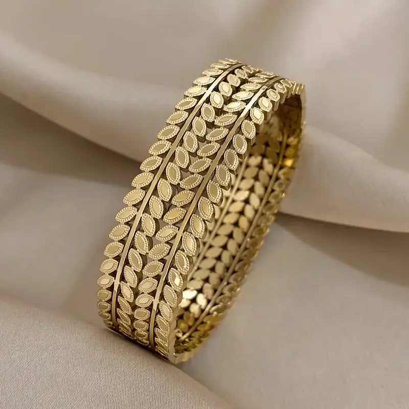 Bohemian-style Unique Wide-opening Stainless Steel Bracelet