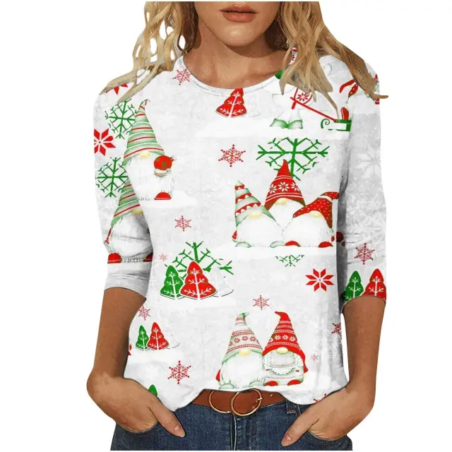 Christmas Women's T shirt 3d Homewear Style 37 Xxl - Shop at LoveMi