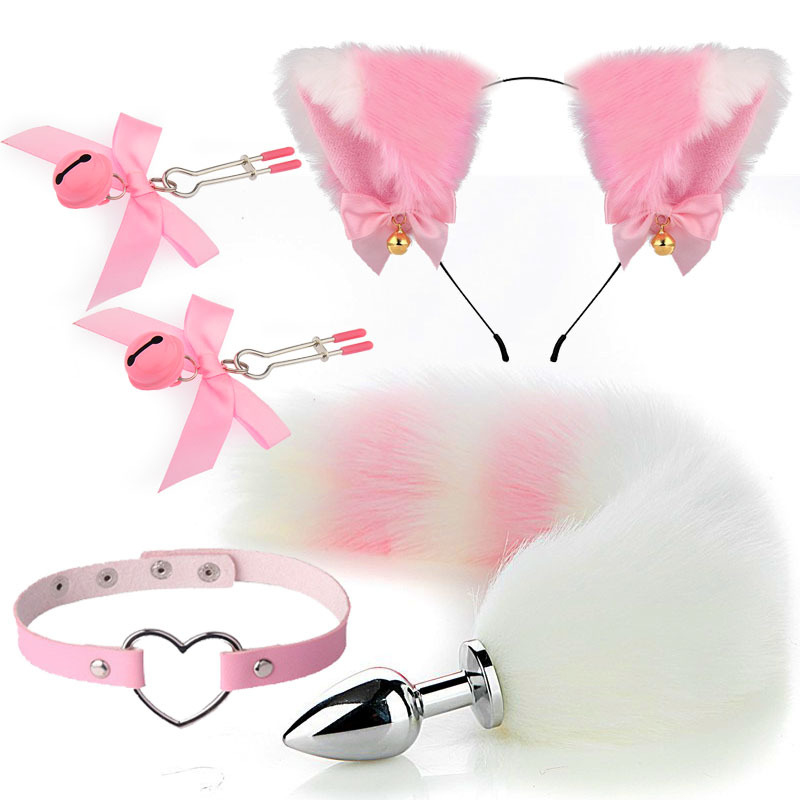 Mask Ear Barrettes For Women Metal Suit 8