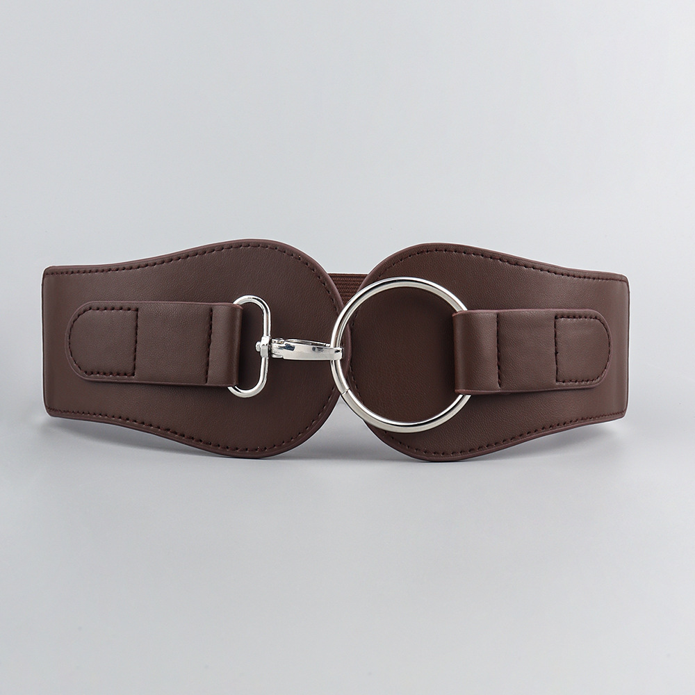 Brown Silver Buckle