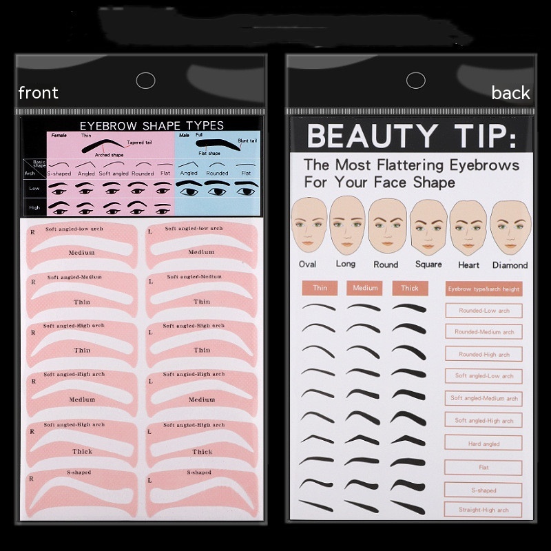 Eyebrow Stickers Eyebrow Stencil Lazy Eyebrow Stencil Eyebrow Artifact Makeup Tools In Stock