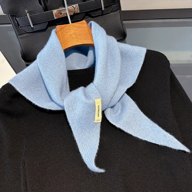 Women's Headscarf Shawl With High end Casual Warmth And Versatility Blue - Shop at LoveMi
