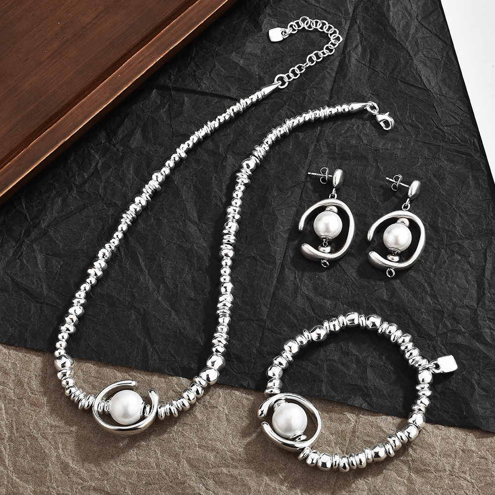 Affordable Luxury Bracelet And Minimalist Earring Set