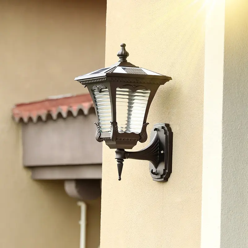 Solar Wall Lamp Outdoor Yard Household