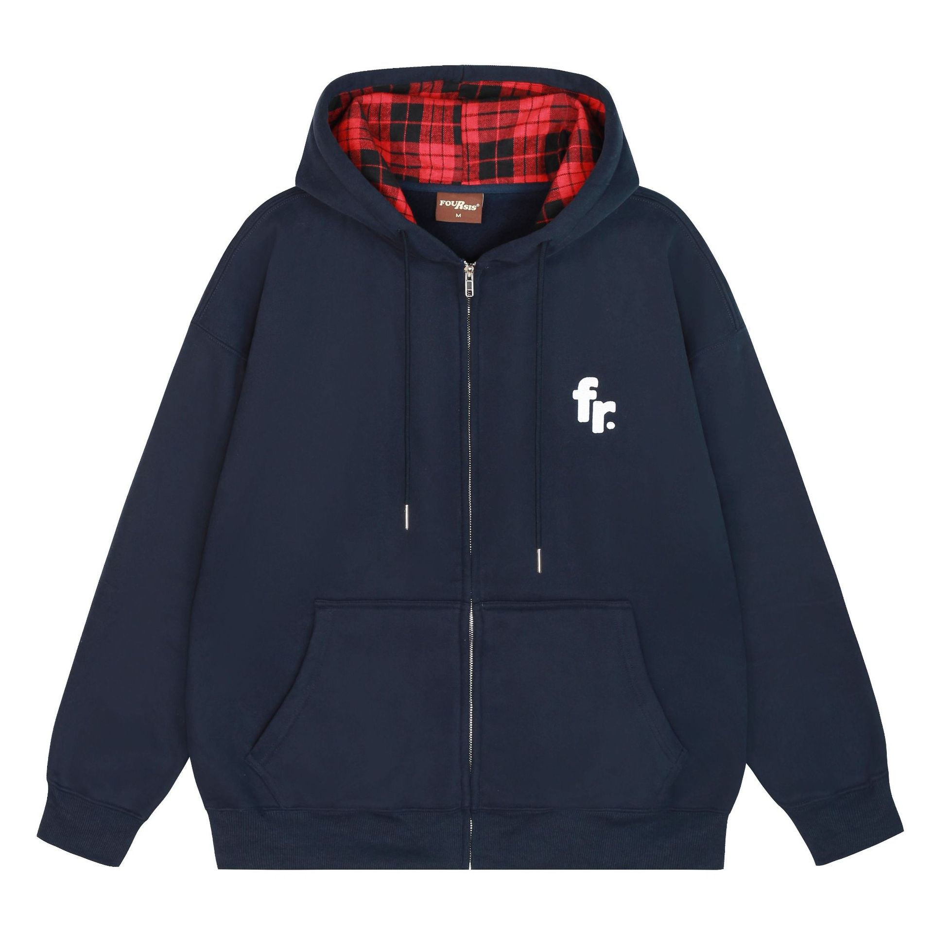 Women's Hooded Sweater Lazy Baggy Coat Thickened Fleece lined Hoodie Navy - Shop at LoveMi