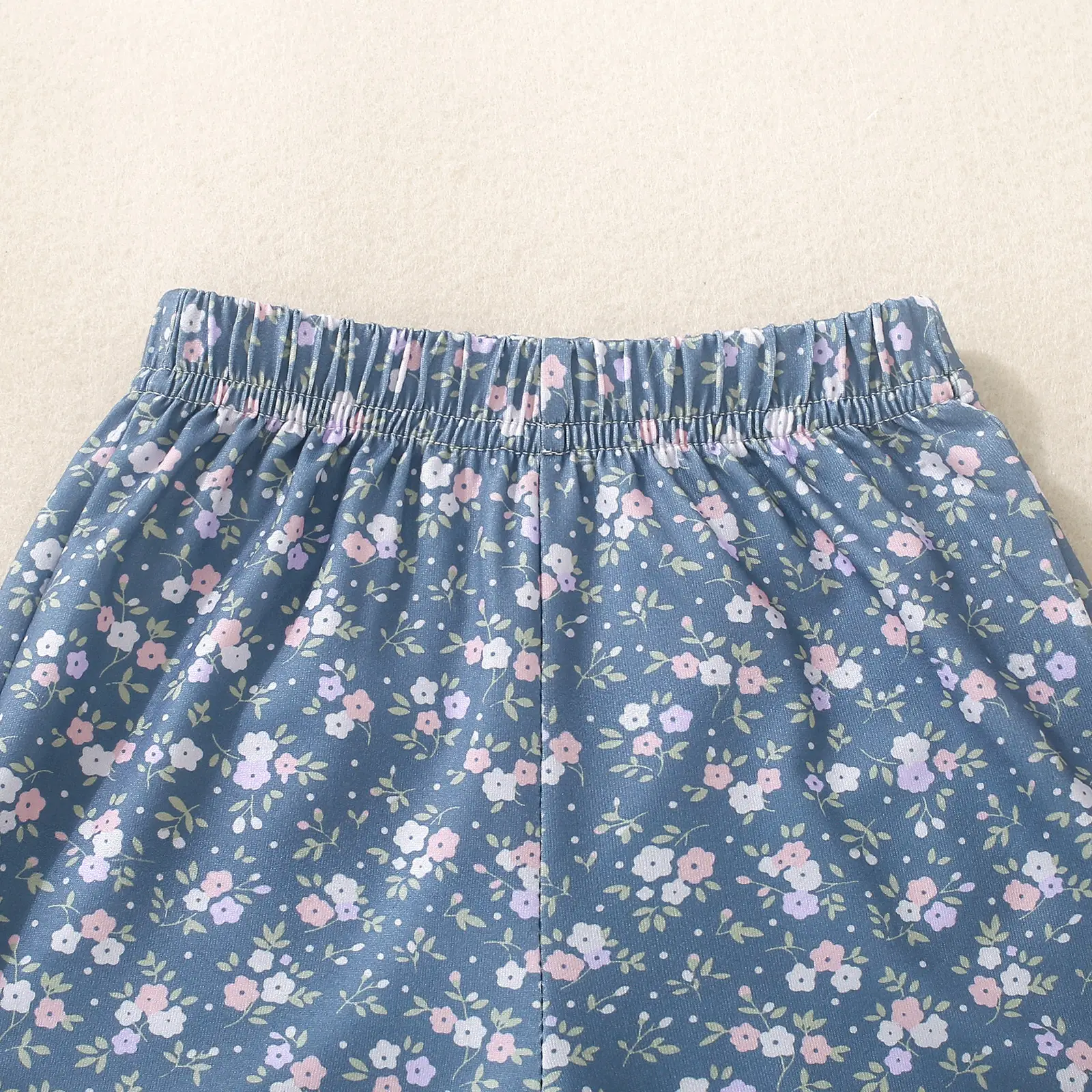 Infant Multi-color Sling Romper Floral Shorts