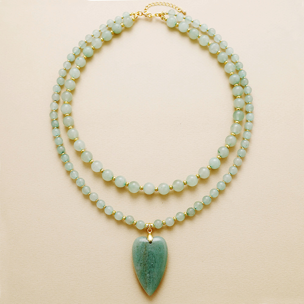 French-style Double-layered Fashionable Short Necklace