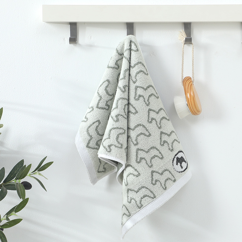 Children's Towel Home Soft Cartoon Face Towel Pure Cotton