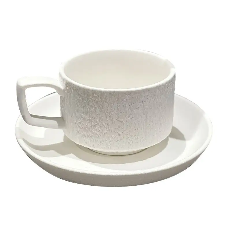 Stone Pattern Light Luxury Ceramic Good-looking Nordic Style Exquisite Tea Set