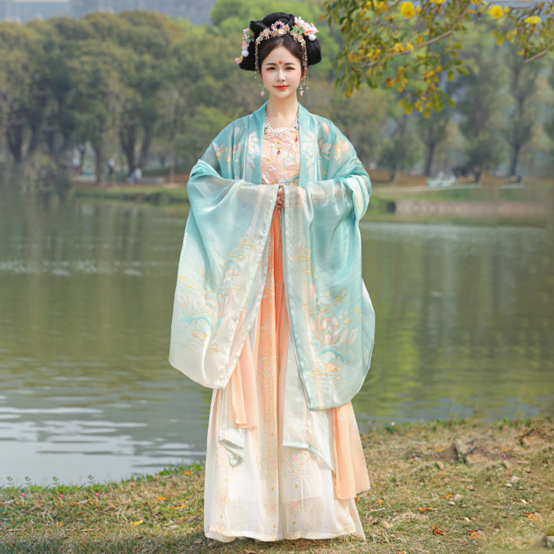 Original Plus Size Women's Han Chinese Clothing Dust-proof And Non-dyed Tang Chinese Clothing