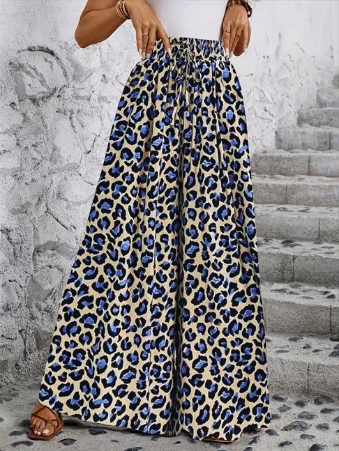 Pantalones holgados de pierna ancha con estampado de leopardo y talle alto para mujer. F0e3ad8e 3411 4c00 B3ba C46f551496cc