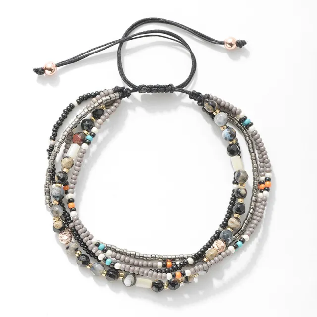 Bohemian Style Vacation Versatile Bead Bracelet Jb22110301Y - Shop at LoveMi