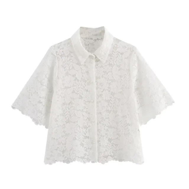 European And American Style Women's Fashion Lace Three piece Suit Top - Shop at LoveMi