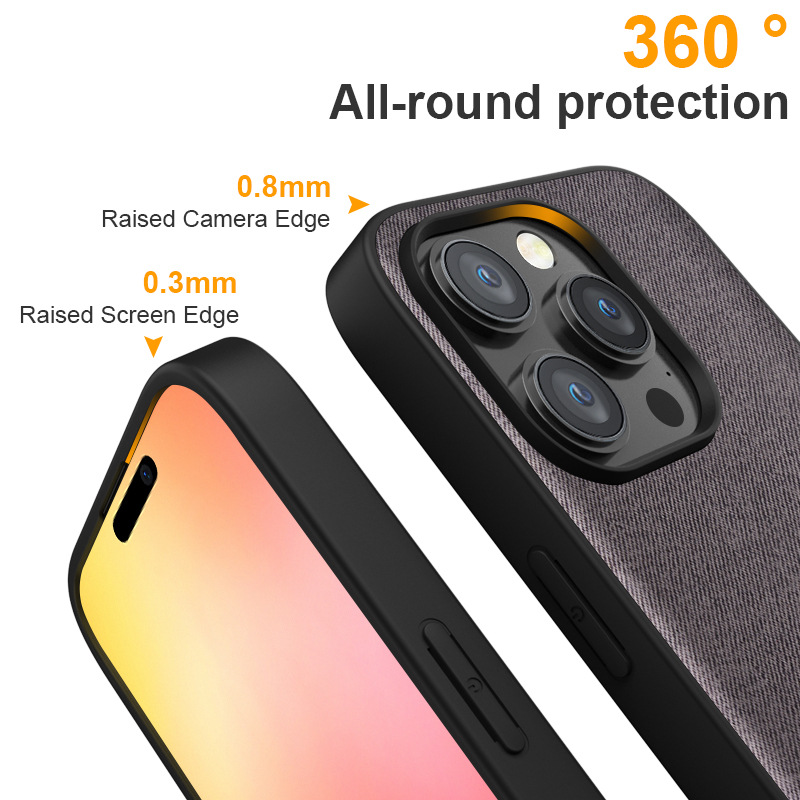 Simple Real Cloth Pattern Phone Case 7