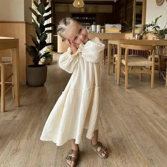 European And American Little Girls Princess Bubble-sleeve