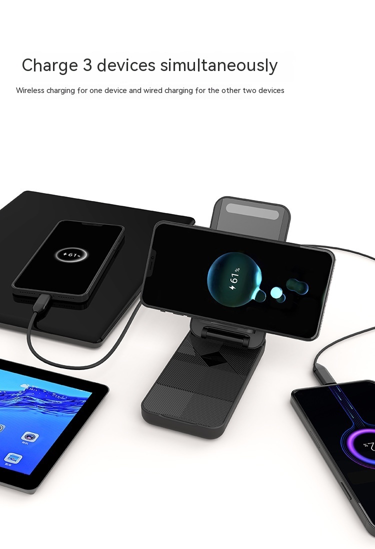 Foldable Wireless Charger 10000 MA Power Bank 4