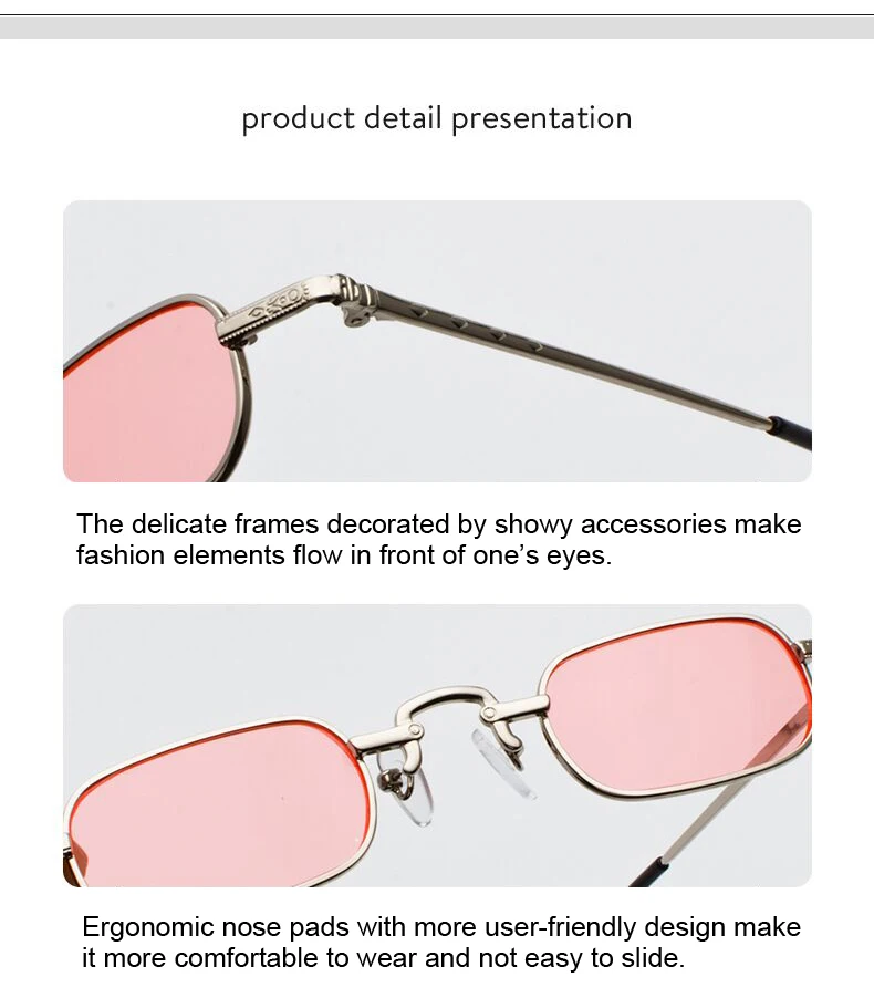 Title 12, Square small frame men and women sunglasses