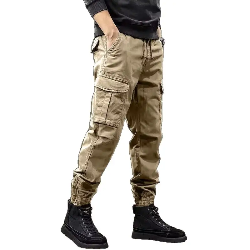Spring And Fall Street-style Loose-fitting Casual Jogger Pants
