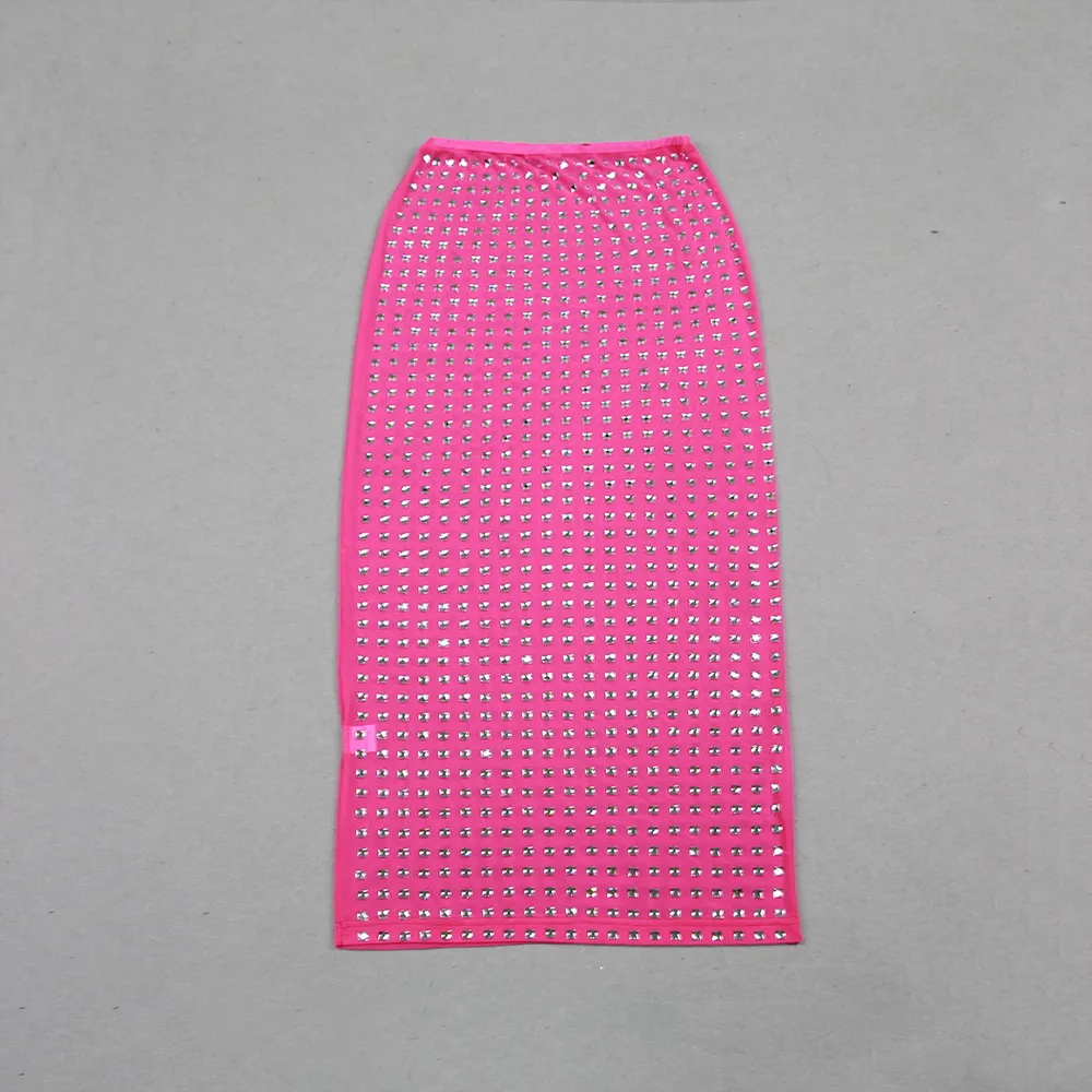 Women's Fashion Casual Tight Skirt - Rose Red