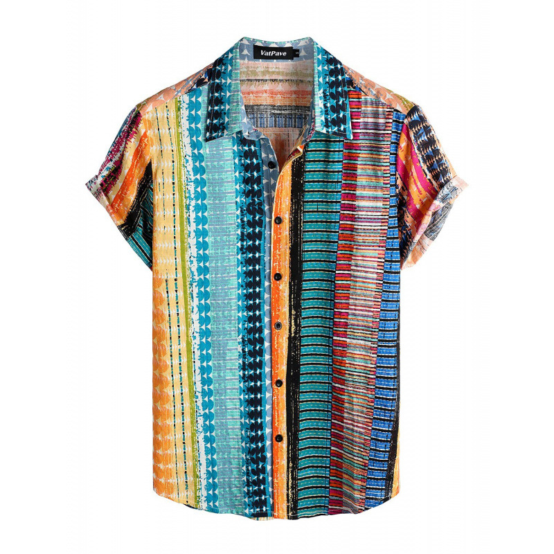 Fashion Summer Printed Hawaiian Shirt For Men