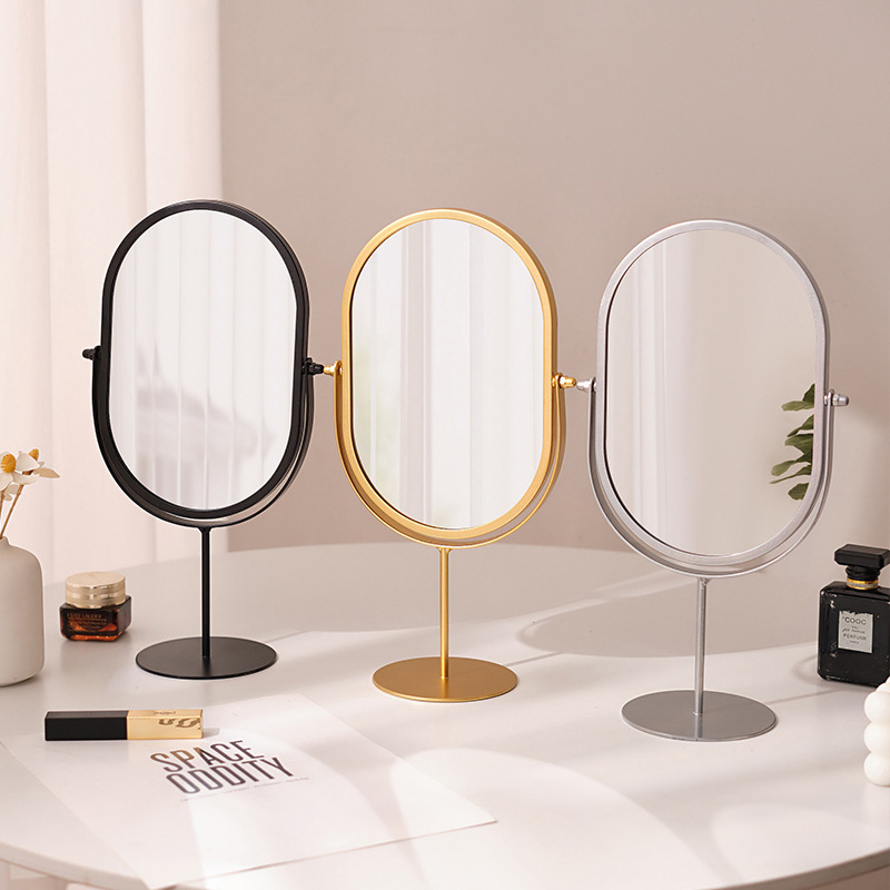 Household High-value Dressing Table Bedroom Desktop Makeup Mirror Lightweight 3