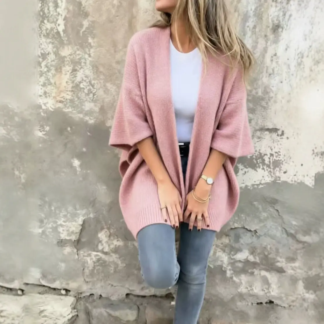 Loose Laid-back Cardigan Sweater Coat