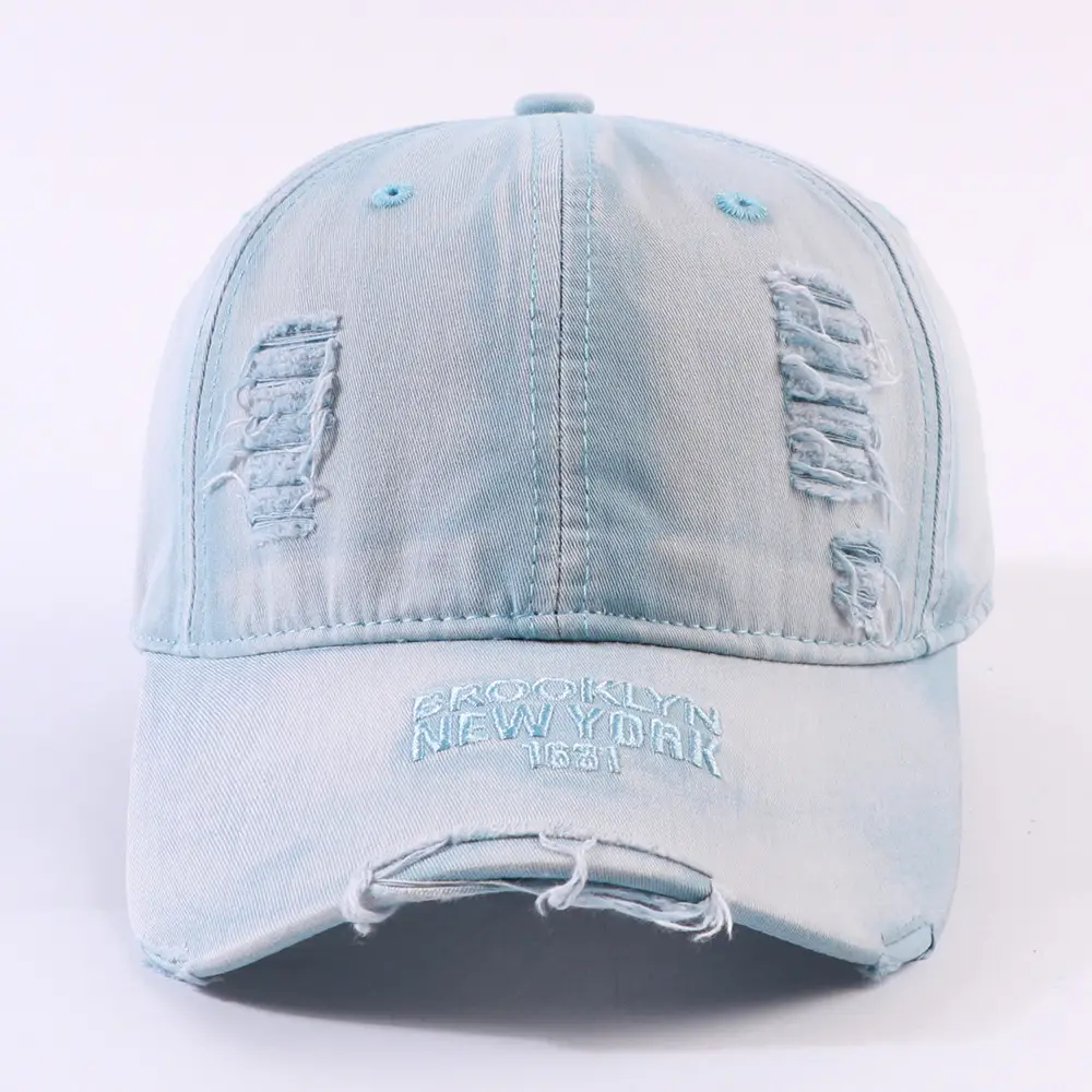 Letter-Embroidered Baseball Cap For Women