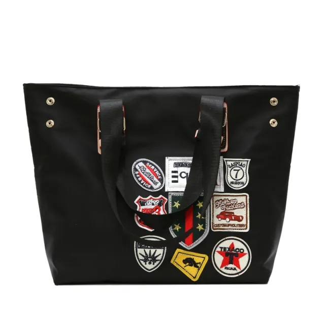 Hiphop Outdoor Shoulder Tote Travel Bag Black - Shop at LoveMi