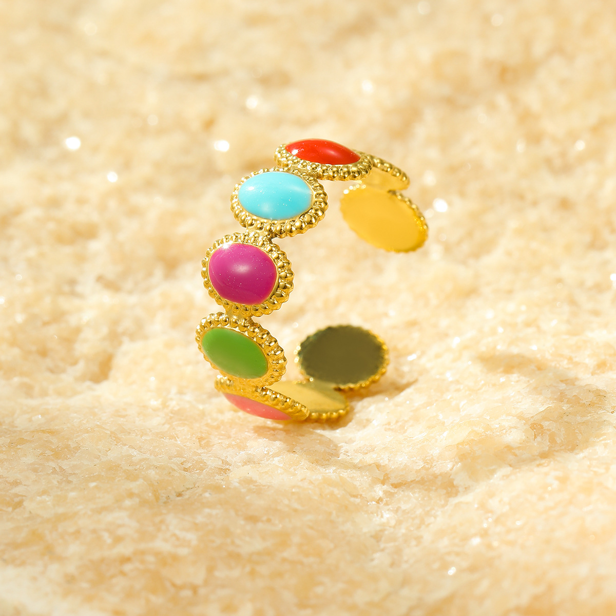 Simple All-match Stainless Steel Ring For Women