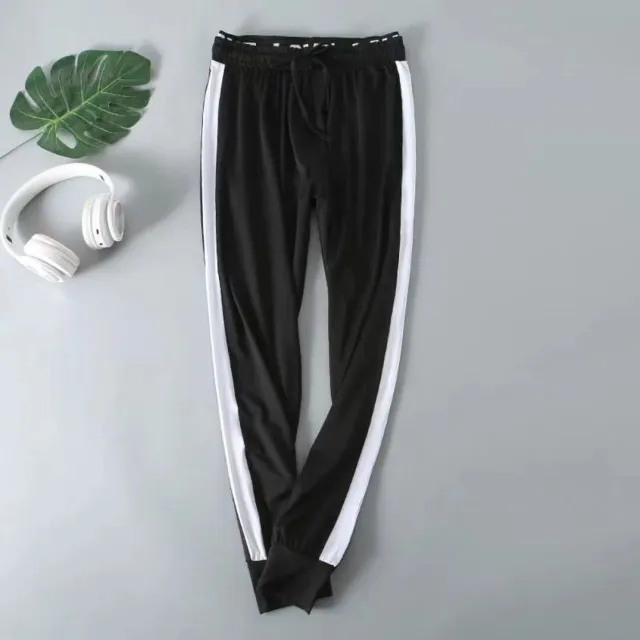Yoga Trousers Running Sports Pocket Ankle tied Women Black - Shop at LoveMi