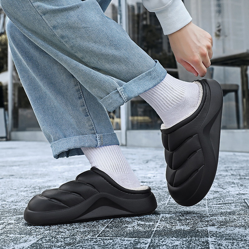 Thick Bottom Fashion Personality Cotton Slippers